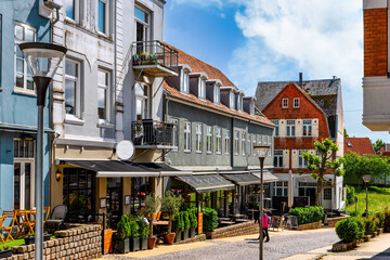 Fototapeta premium Sonderborg/Sonderburg, Dänemark Stadtszene Altstadt