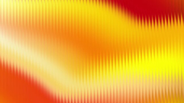Abstract background animation featuring vertical orange and yellow stripes with fluid motion creates dynamic visual texture for projects.