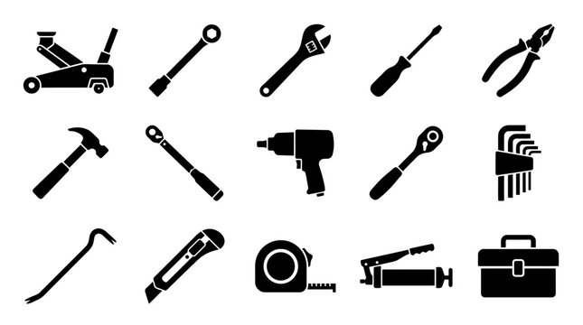 A comprehensive set of essential workshop and home improvement tools