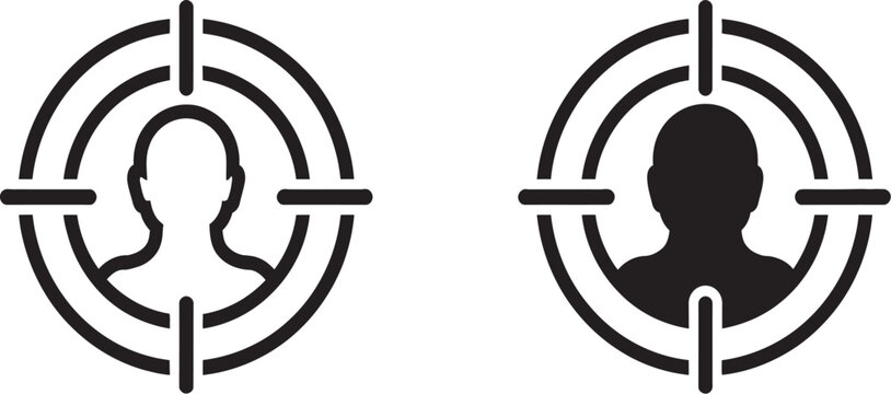 Customer centricity icon set isolated collection representing customer focus, loyalty, engagement, support, feedback and business relationship concepts for CRM platforms, marketing and corporate 