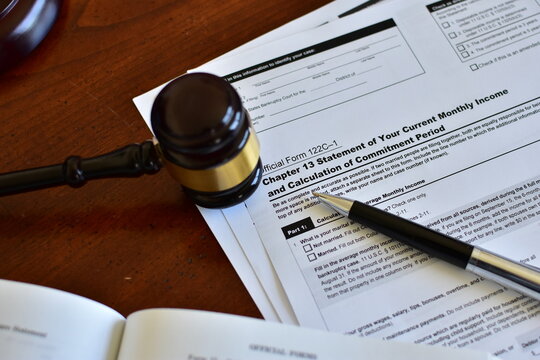 Chapter 13 bankruptcy form for debt reorganization and repayment plan/ filing for chapter 13 bankruptcy protection to prevent home foreclosure 