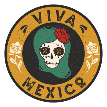 Badge viva mexico