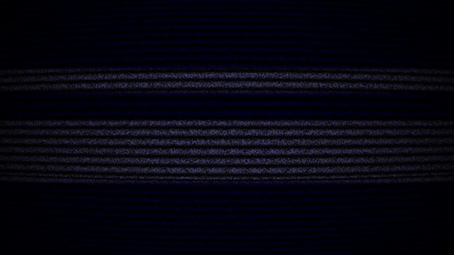 4K No Signal old vintage TV with signal interference overlay. VHS analog texture pattern.