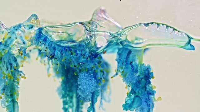 Floating on the ocean surface, the Portuguese man of war drifts with currents and winds, using tentacles that may extend up to 30 meters to capture prey. Venomous Marine Creature of the Andaman Sea