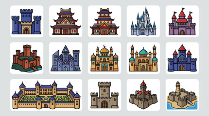 Diverse architectural styles collection © Layla