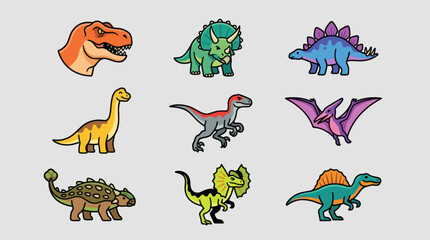 Diverse dinosaur collection © Layla