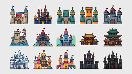 Fantasy castle collection © Kemping