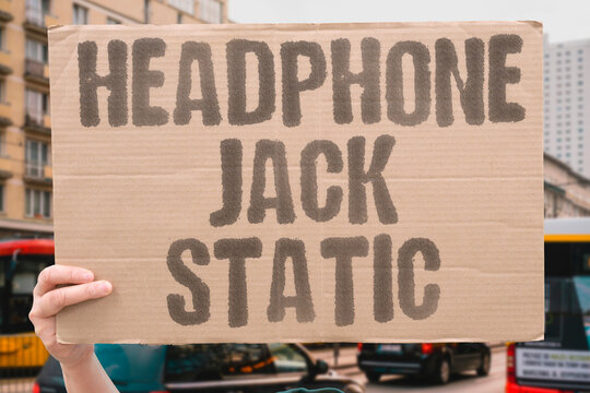"Headphone Jack Static" Crackling noise when wiggled. HEADPHONE. JACK. STATIC. WIGGLE. AUDIO.