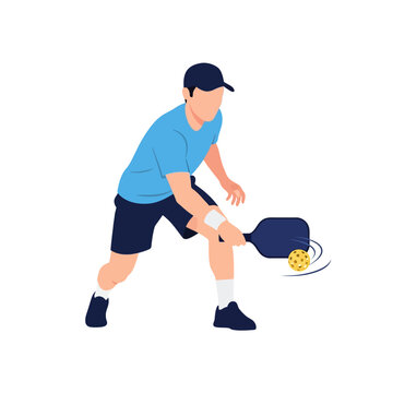 Vector illustration depicting the technical mechanics and trajectory of a tennis ball during a backspin slice shot, showing racket movement path and ball rotation on white background.