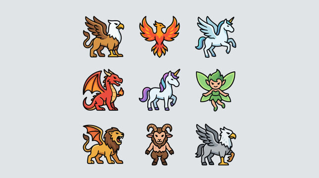 Fantasy creature collection