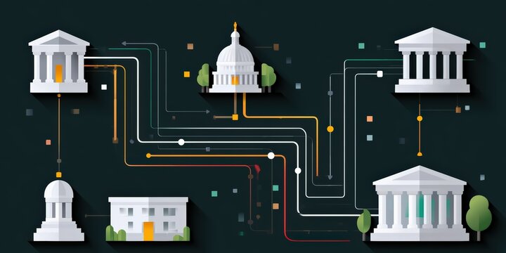 Government Agencies Connected Through a Secure Digital Network