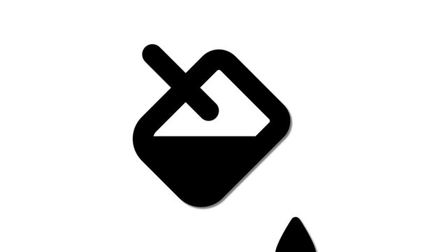 Font awesome fill icon on white background.
