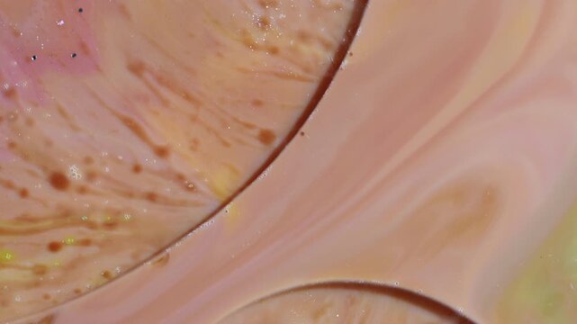 Swirling Beige Cream and Terracotta Foundation Textures