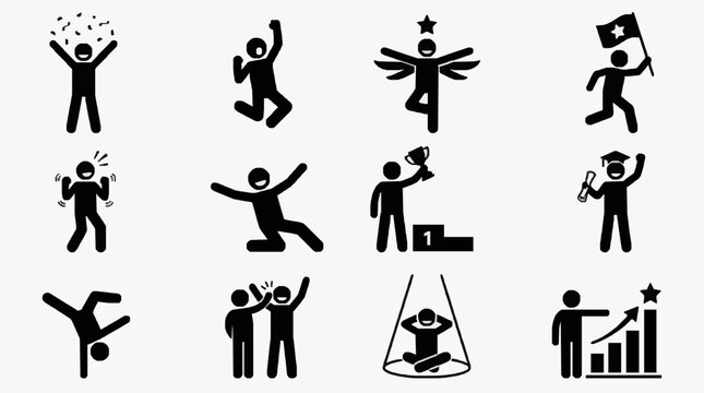 Celebration Emotions and Achievements.