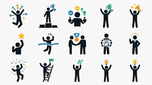 Celebration Icons of Achievement.