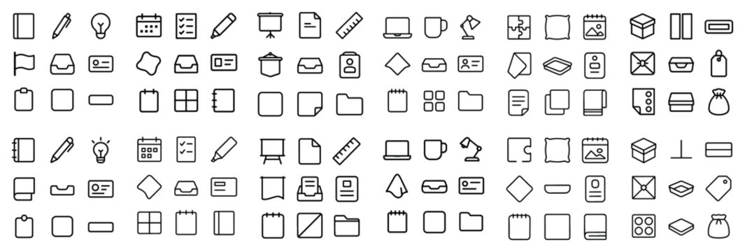 Files and interface design icons with file laptop ruler for infographic layout in flat design
