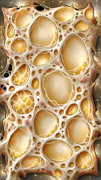 Sumptuous Gold Surface With Refined Honeycomb Structure And Sparkling Light Effects For Premium Displays