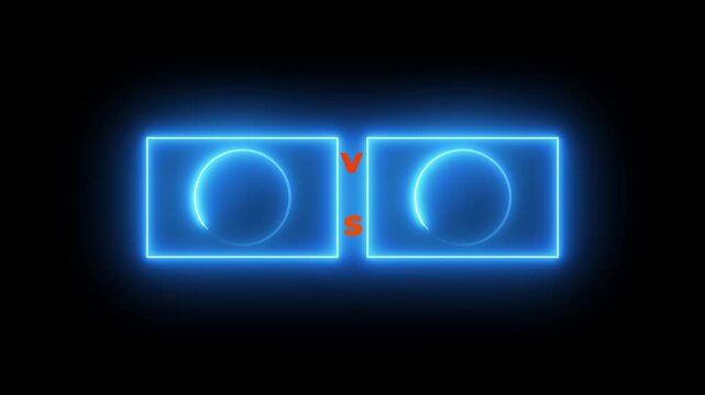 signs, colours, team, fight, business, letter, light, sport, versus, bar, black, concept, icon, neon, animation, background, challenge, chart, choice, competition, frame, game, glowing, graphic, match