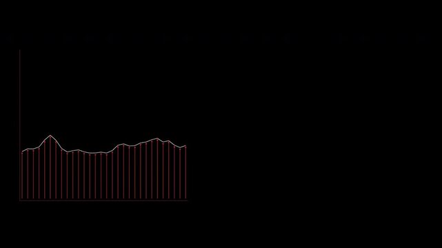 Carbon Concentration HUD Chart, Global CO2 Atmosphere Monitoring PPM Infographic, Climate Change Telemetry Equalizer Graphic