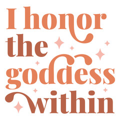 Obraz premium Goddess sparkly quote