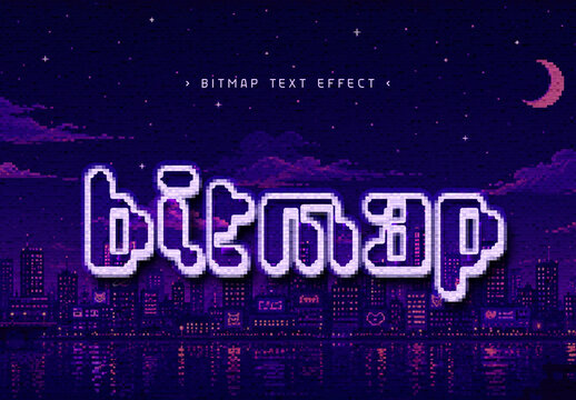 Bitmap Text Effect