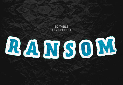 Ransom Text Effect