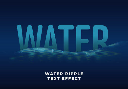 Water Ripple Text Effect