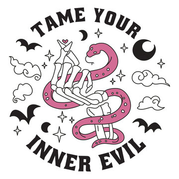 Tame your inner evil snake