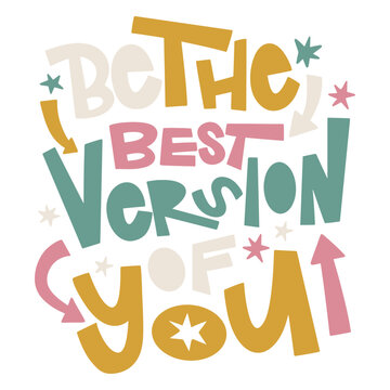 Lettering be the best version of you