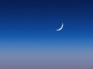 night sky with moon © MAmir