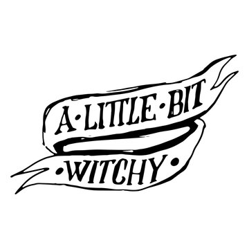A little bit witchy filled stroke