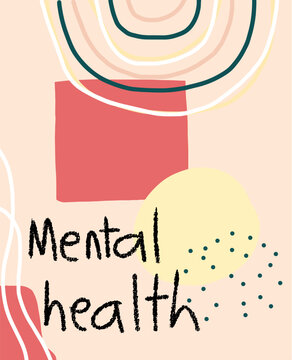 Mental Health Abstract Illustration Art