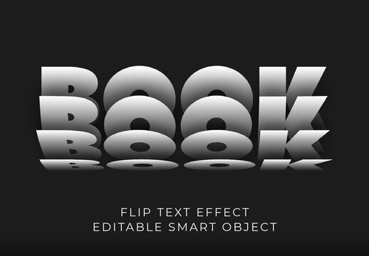 Flip Text Effect