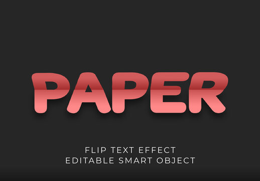 Flip Text Effect