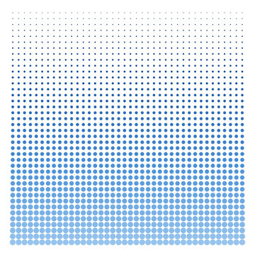 Blue Halftone Dot Gradient Abstract Background TTB