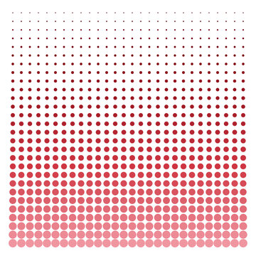 Red Halftone Dot Gradient Abstract Background TTB