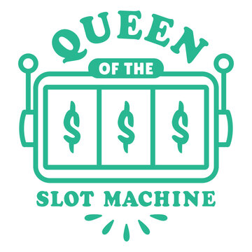 Queen of the slot machine logo