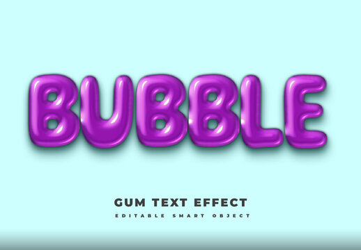 Gum Text Effect
