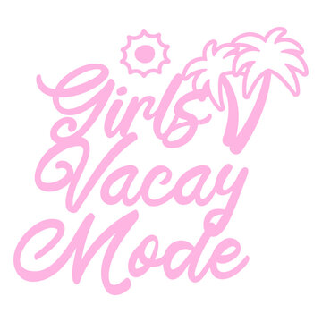 Girls'vacation mode logo