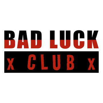The bad luck club logo