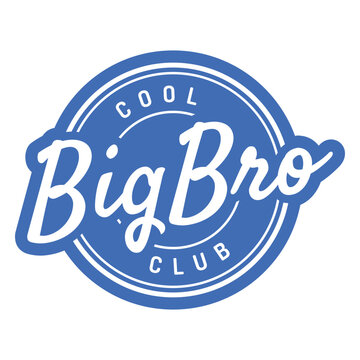 Cool big bro club logo