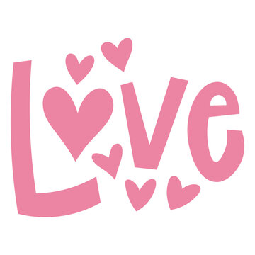 Pink love letter