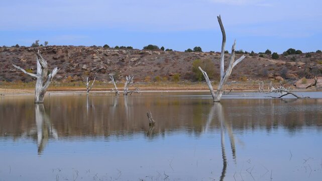 Lake Carl Etling located within Black Mesa State Park in Oklahoma, USA