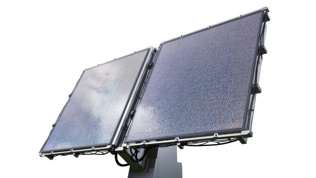 Isolated advanced technological dual-panel system with hexagonal grid for energy or sensing