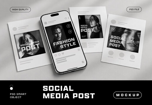Instagram Social Media Post Mockup