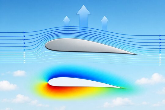  Bernoulli's Principle Airplane Wing Lift
