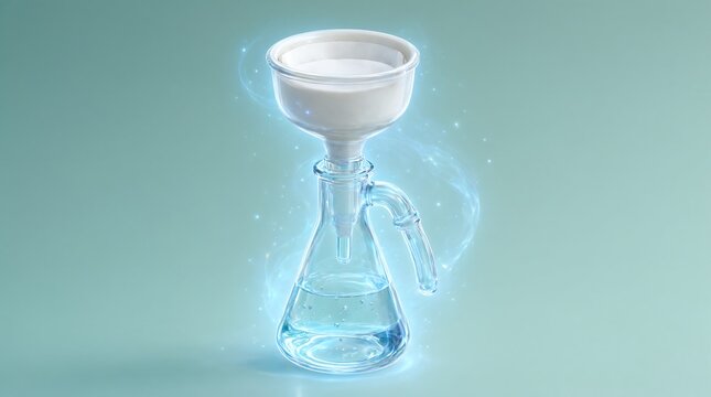 Laboratory glassware, science equipment, chemistry funnel, lab tools, medical supplies