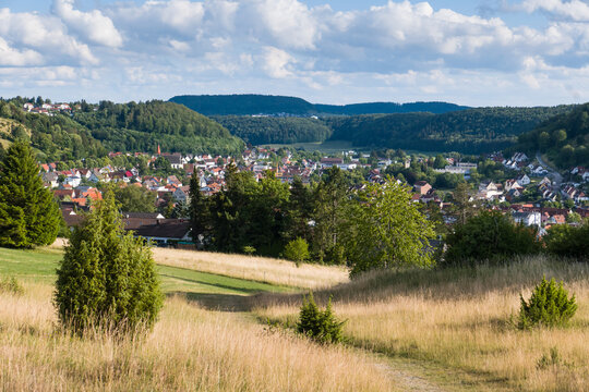 Landschaft bei Albstadt-Onstmettingen im Zollernalbkreis, Schw&auml;bische Alb