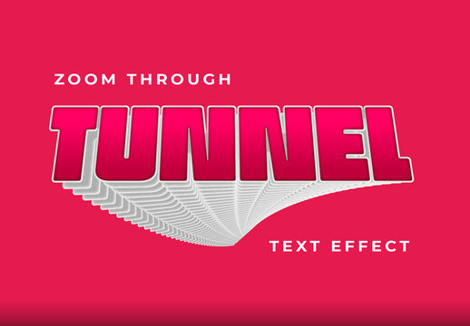 Zoom Through Text Effect