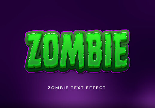 Zombie Text Effect
